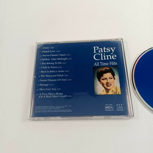 Patsy Cline All Time Hits -Country Vintage Throwbacks **MINOR WEAR - Picture 3 of 13